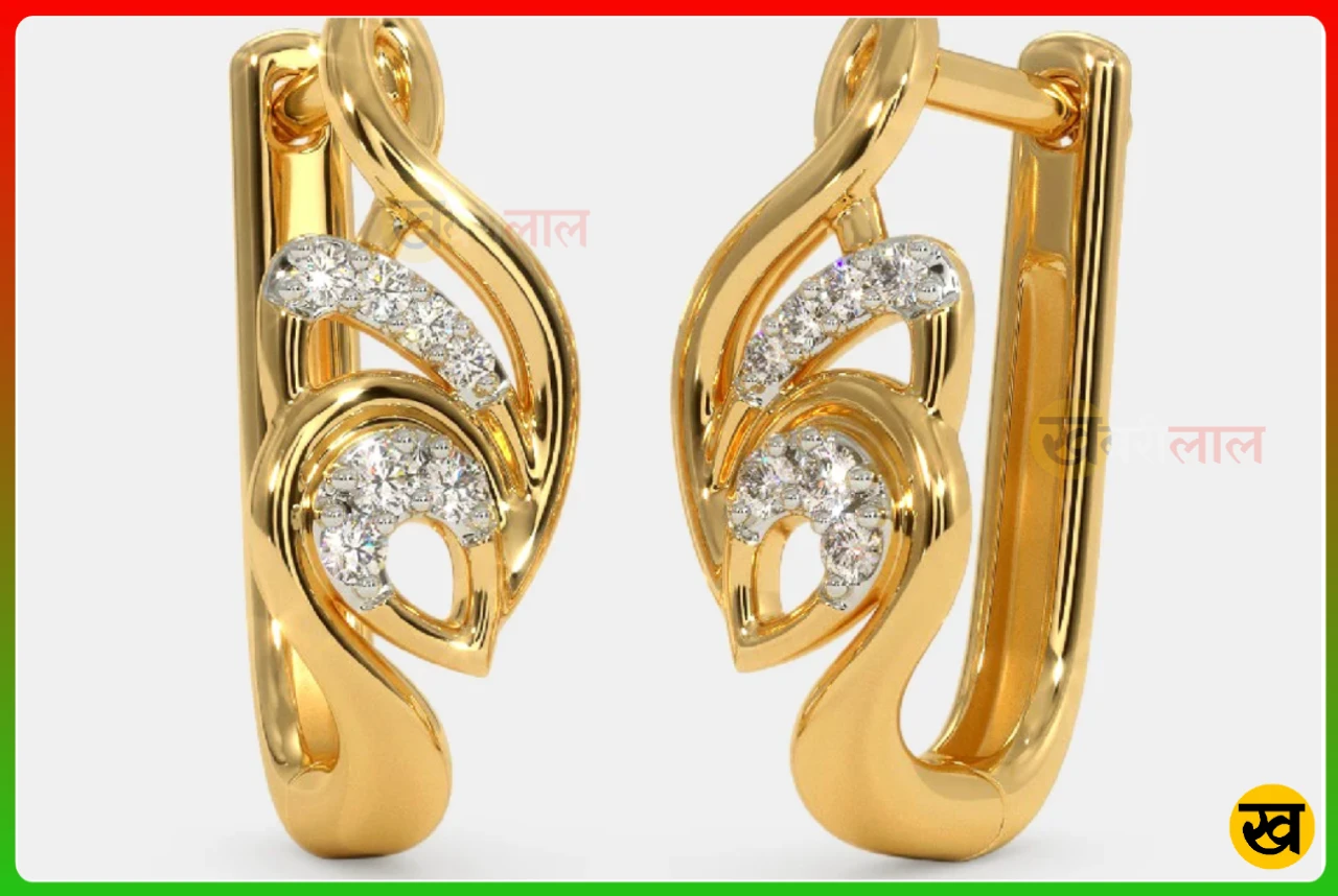 Gold diamond earrings : इस वेडिंग सीजन स्टाइल करें ये गोल्ड इयररिंग्स डिजाइन