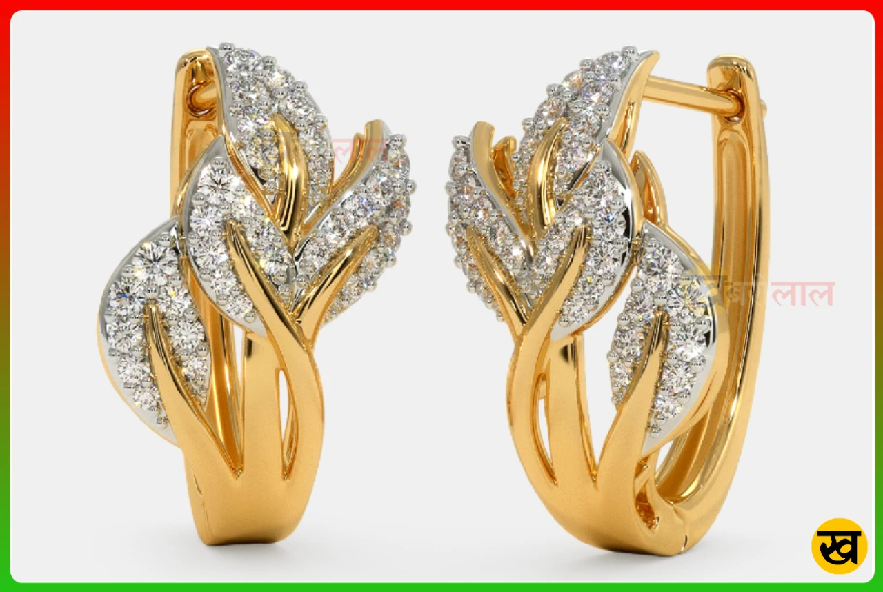 Gold diamond earrings : इस वेडिंग सीजन स्टाइल करें ये गोल्ड इयररिंग्स डिजाइन