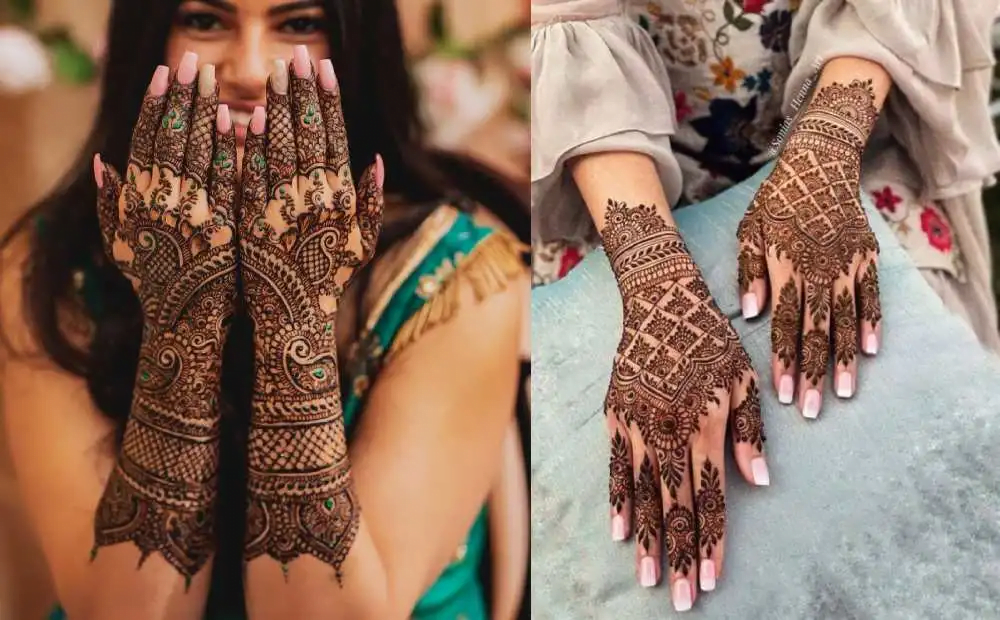 Mehndi Design 2024 : शादियों के इस सीजन में हाथों में लगाए झटपट लगने वाली यह लैटेस्ट मेंहंदी डिजाईन