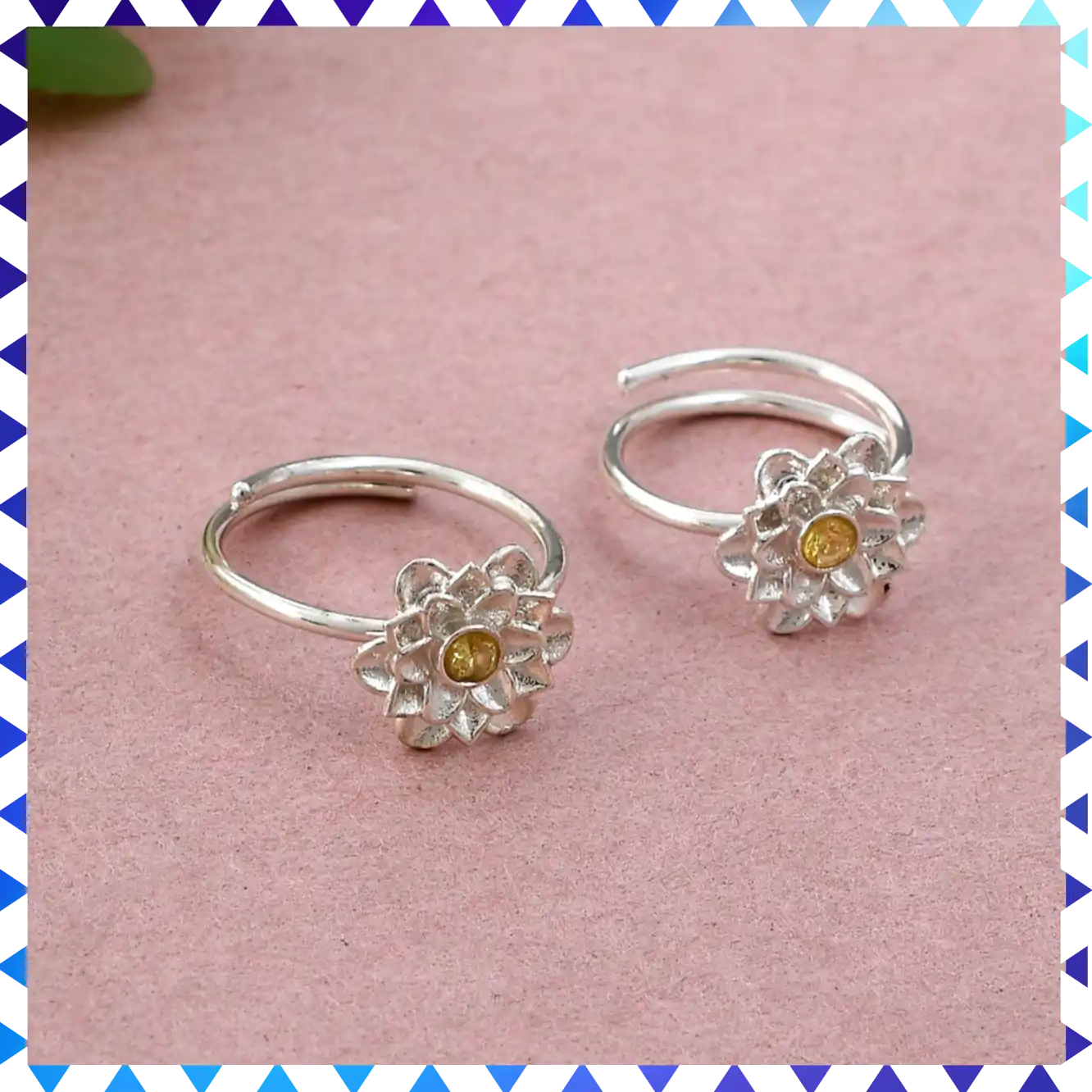 Floral Toe Ring Design : बिछिया की ये फ्लोरल डिजाईन देख झूम उठेगीं आप