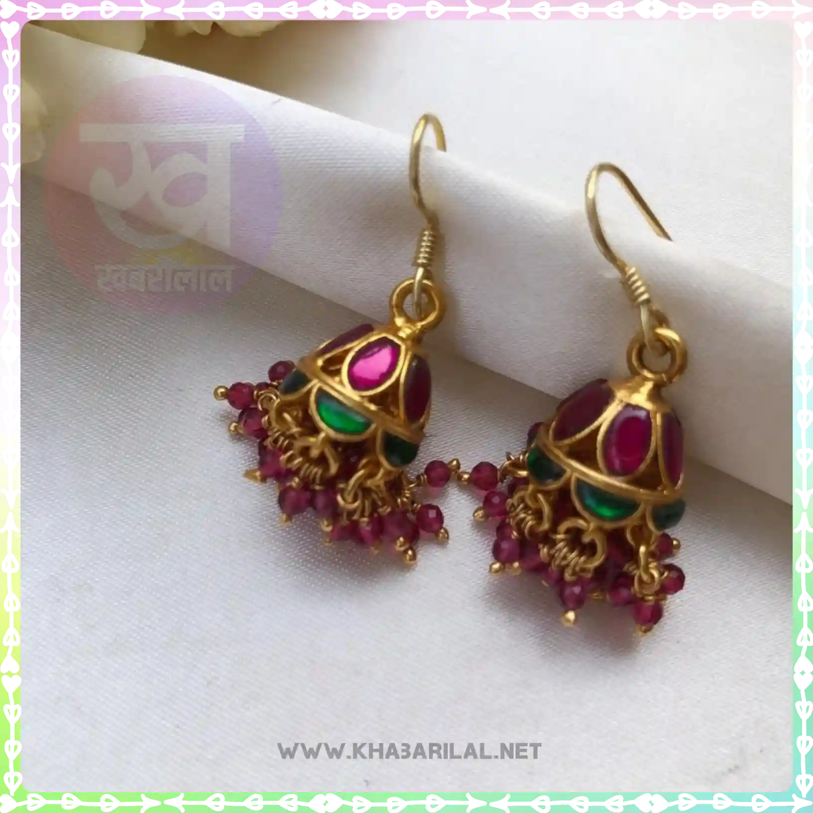 Hook Jhumka Earrings : हुक झुमका इयररिंग्स की डिजाइन करें स्टाइल