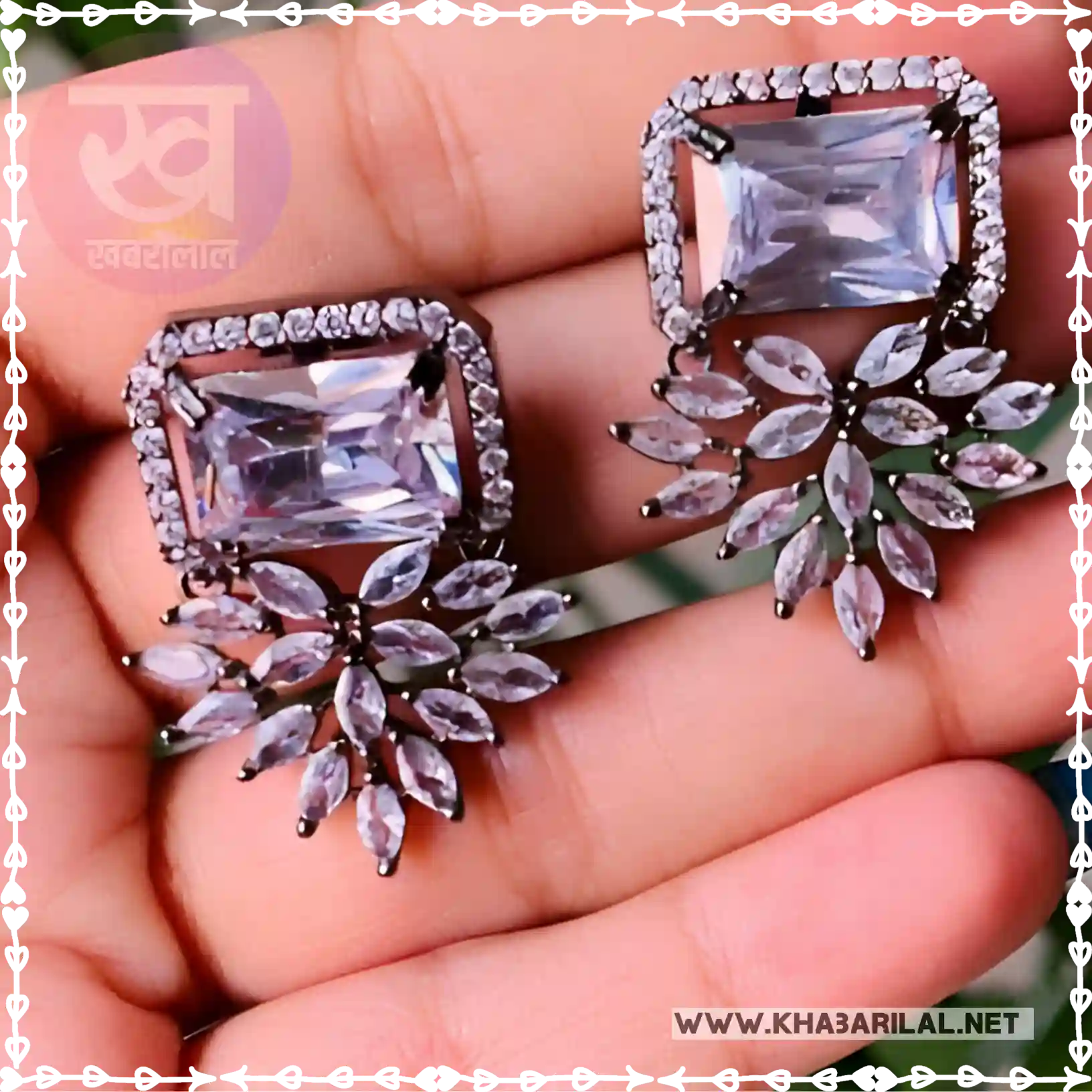 Triangle Drop Studs : इयररिंग्स की ऐसी डिजाइन जो आपको देगी wow look !