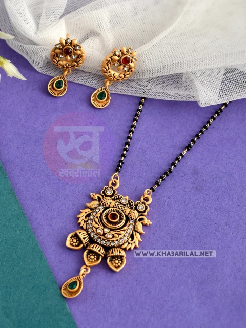 Designer Gold Manglsutra : गोल्ड मंगलसूत्र की एलिगेंट डिजाईन परफेक्ट लुक के लिए