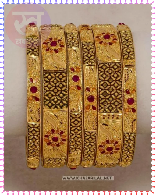 Gold Plated Kada Design : गोल्ड के गहनों जैसे दिखने वाले कड़ा देंगे Wow Look !