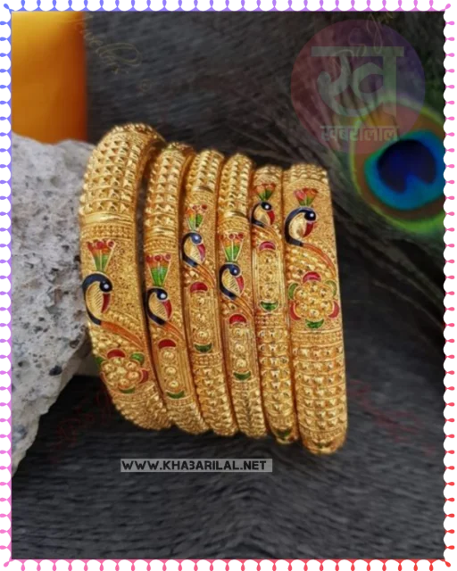 Gold Plated Kada Design : गोल्ड के गहनों जैसे दिखने वाले कड़ा देंगे Wow Look !