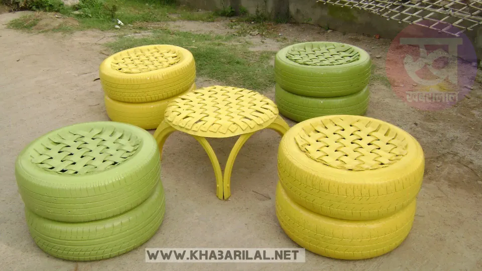 Old Tyre Craft Idea : पुराने टायर को Reuse और Recycle करने के 10 शानदार तरीके