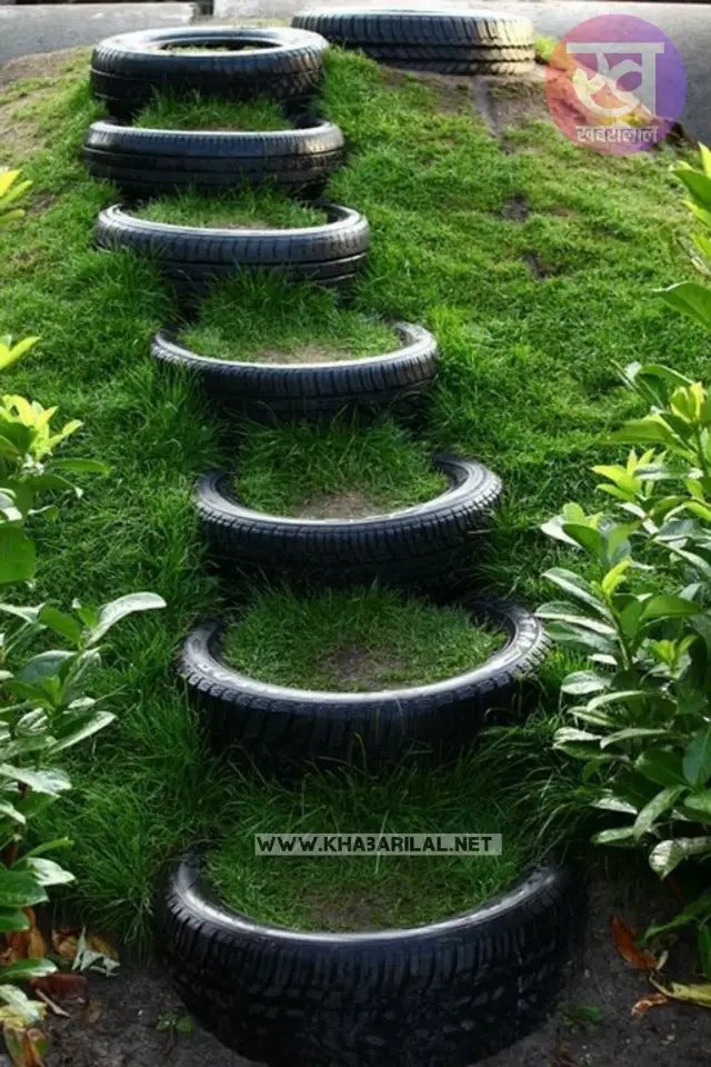 Old Tyre Craft Idea : पुराने टायर को Reuse और Recycle करने के 10 शानदार तरीके