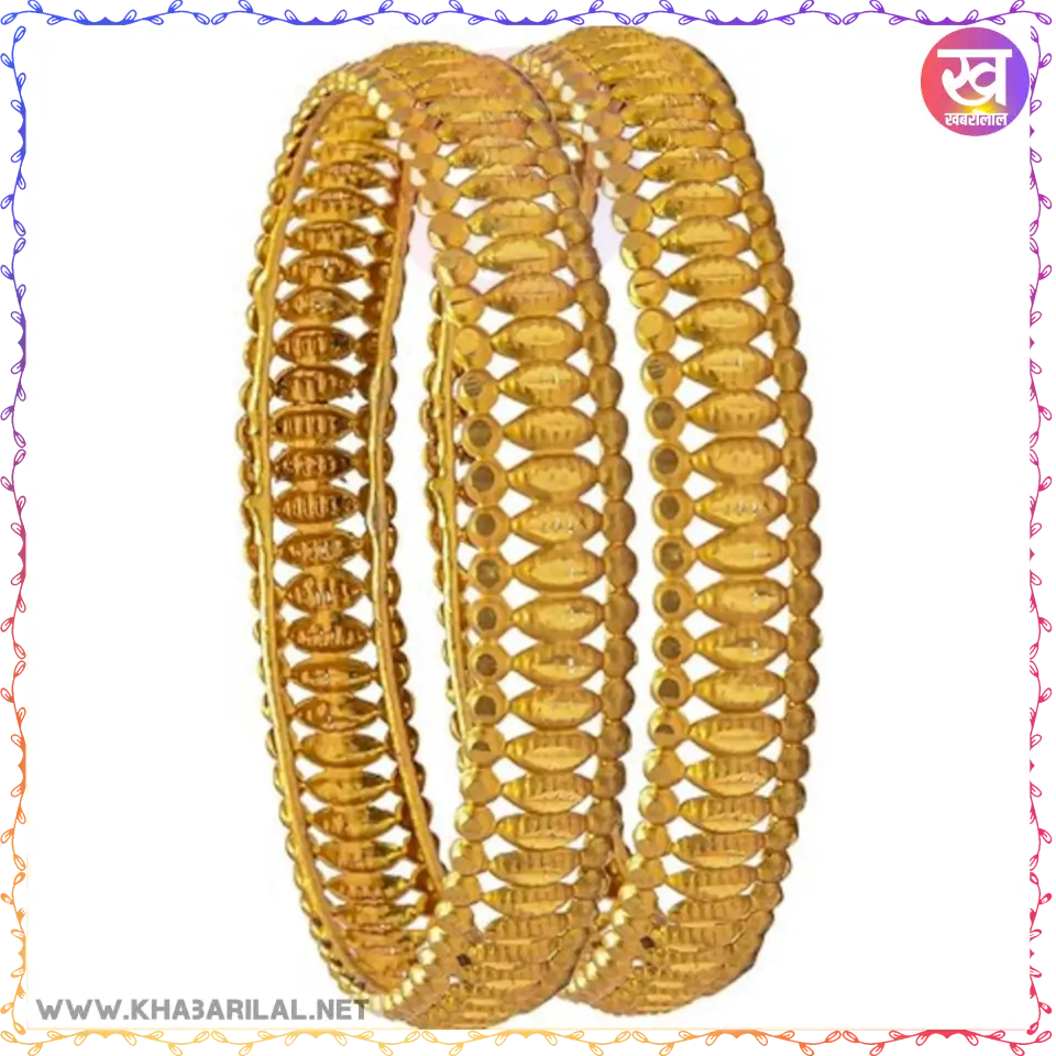 Gold Plated Designer Bangles : चैत्र नवरात्र में गरबा के दौरान स्टाइल करेंगे गोल्ड प्लेटेड डिजाइनर बैंगल्स