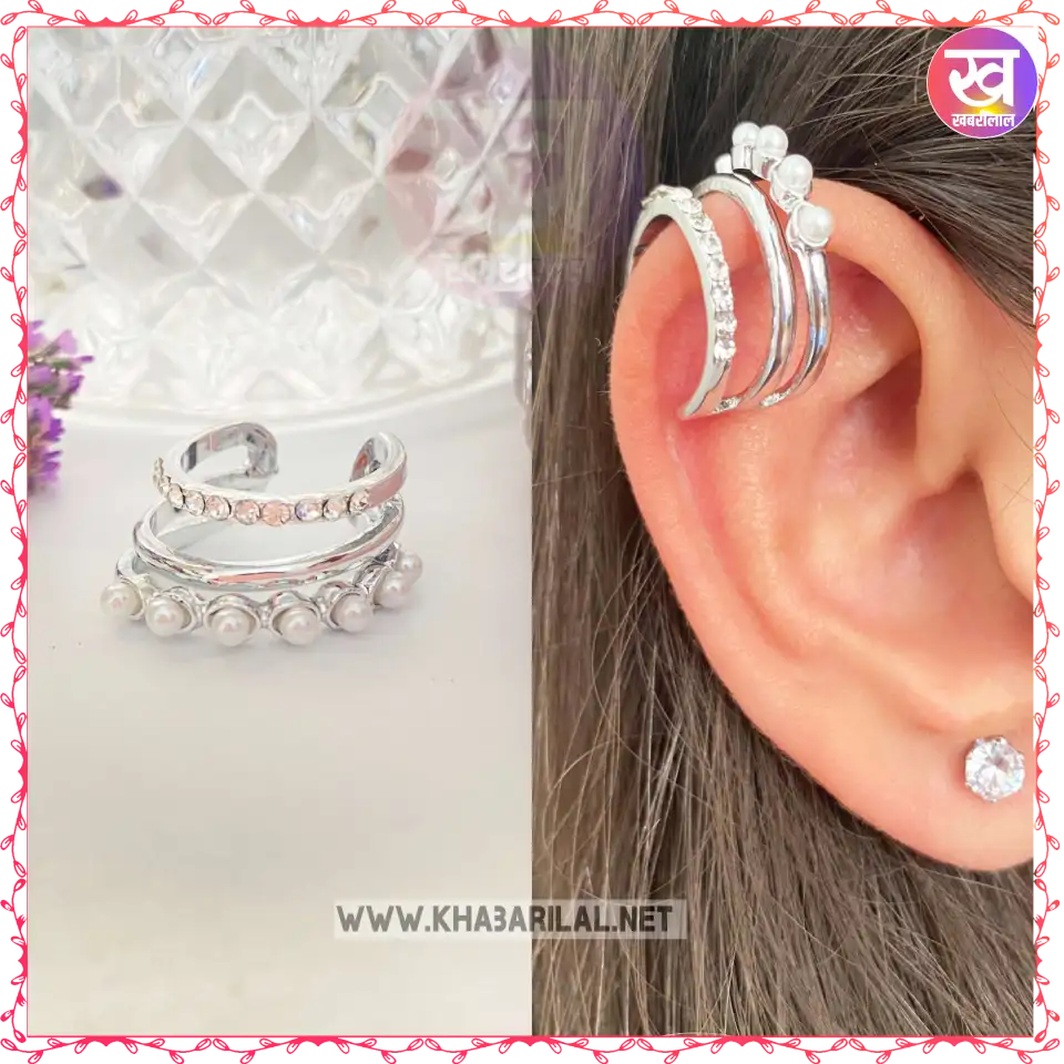 Ear Cuff Earrings : खुद को देना है मॉर्डन लुक स्टाइल करें ईयर कफ़ डिजाइन