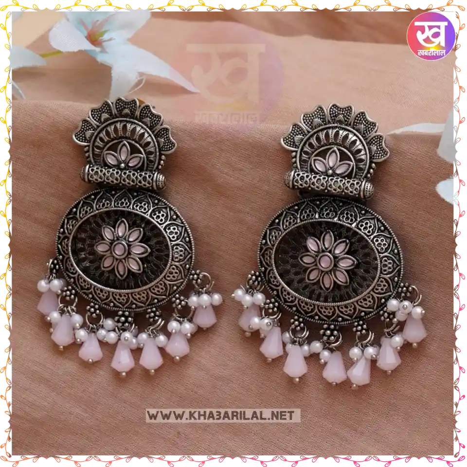 Kundan Earrings Design : इस नवरात्रि स्टाइल करें लेटेस्ट कुंदन इयररिंग्स