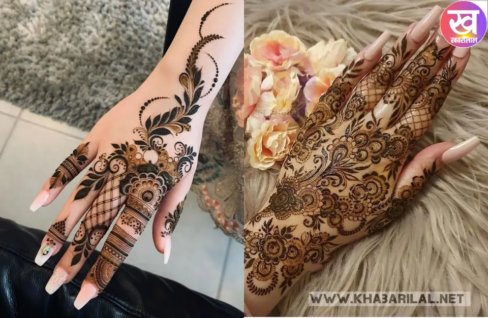 gudi padwa mehndi design : गुड़ी पड़वा में हाथों में सजाएं ये लैटेस्ट मेहँदी डिजाईन