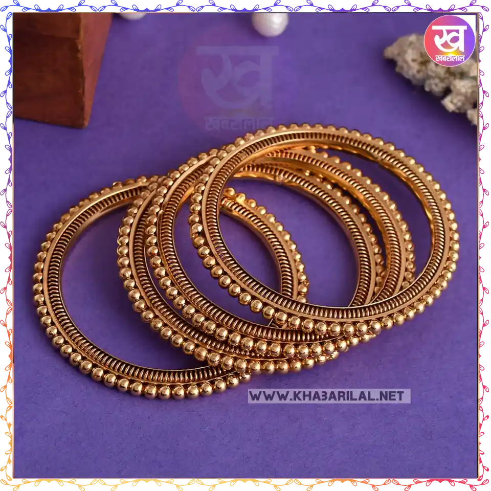 Gold Plated Bangles : सोने की चूड़ियां पहन खिल उठेगी आप