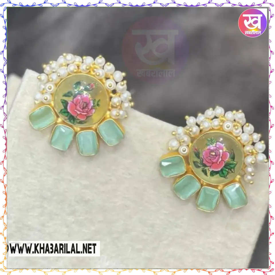 Marble Jewellery Earrings : स्टाइल करें टॉप 3 मार्बल ज्वैलरी इयररिंग्स