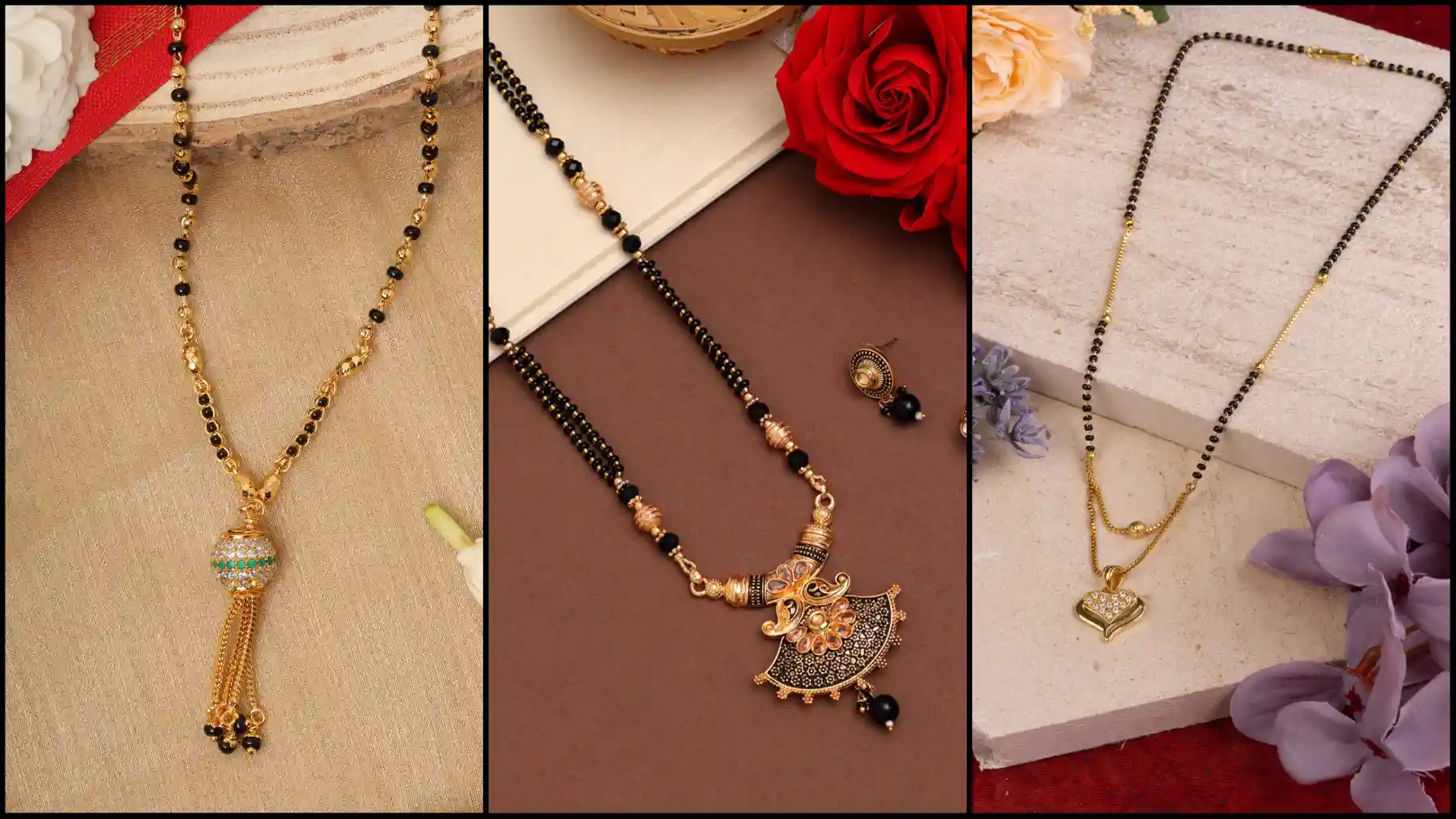 Mangalsutra design : मंगलसूत्र की ये टॉप 3 डिजाईन टॉप लुक क्रिएट करने करें ट्राई