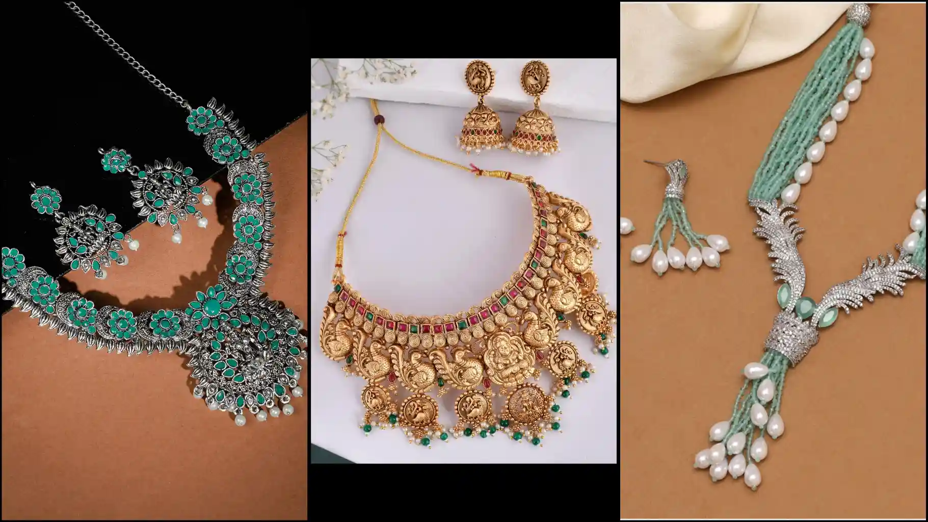 jewellery set : परफेक्ट और wow look ! पाने ट्राई करें यह शानदार ज्वेलरी सेट