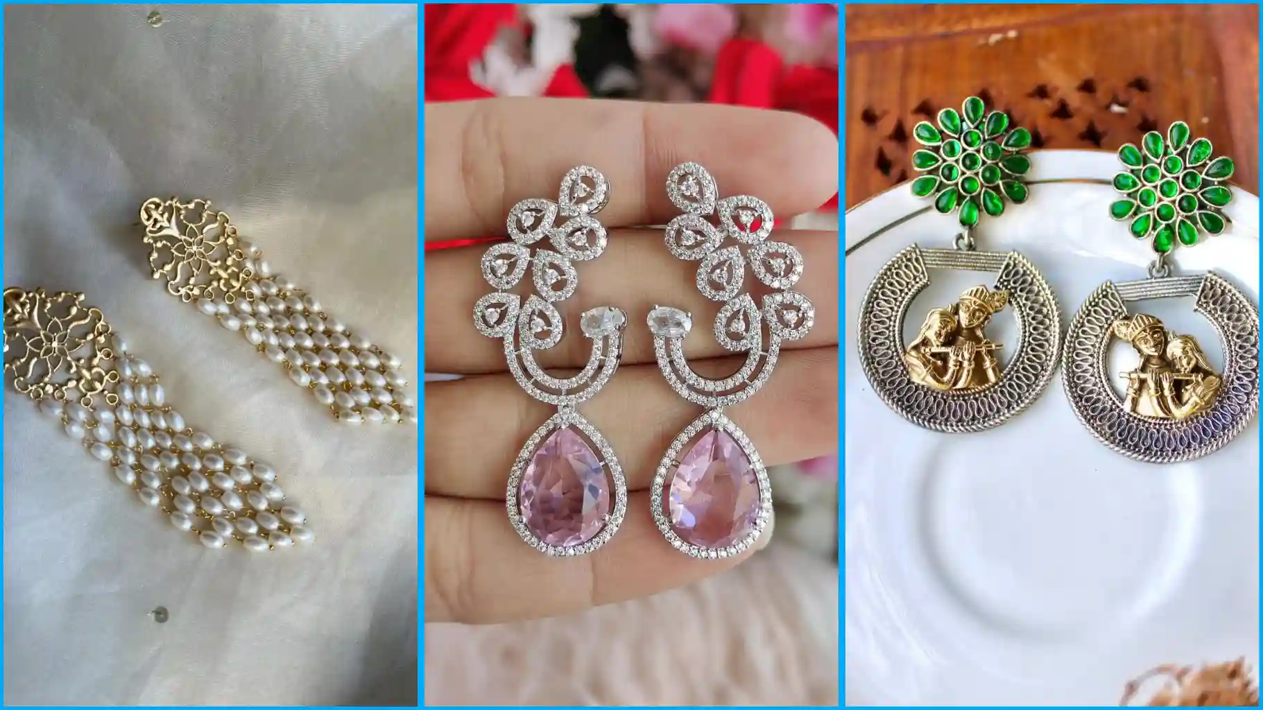 Earrings design for girl : फैशनेबल गर्ल इयररिंग्स की इंडियन को देख कर हो रही है क्रेजी