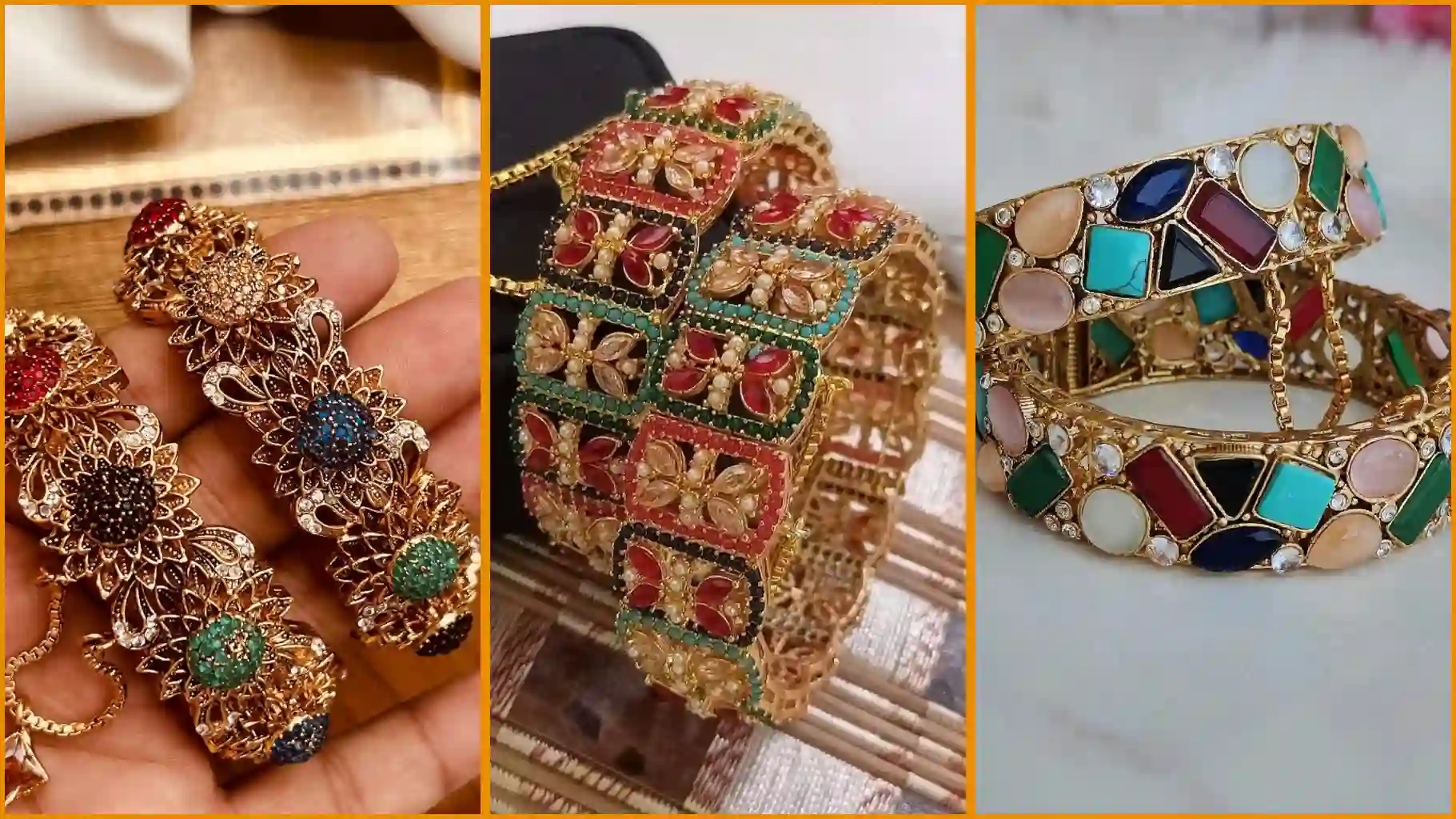 Openable bangles design : zircon हो या Turkish एक से बढ़कर एक हैं ये ओपनएबल बैंगल्स