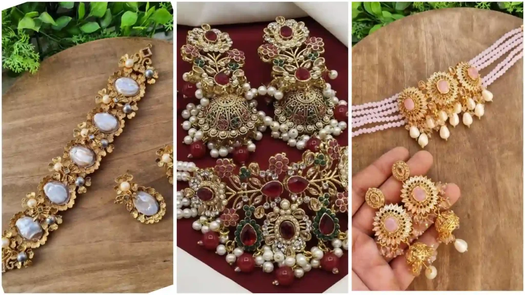 Designer choker set : चार्मिंग लुक पाने के लिए स्टाइल करें यह डिजाइनर चोकर सेट