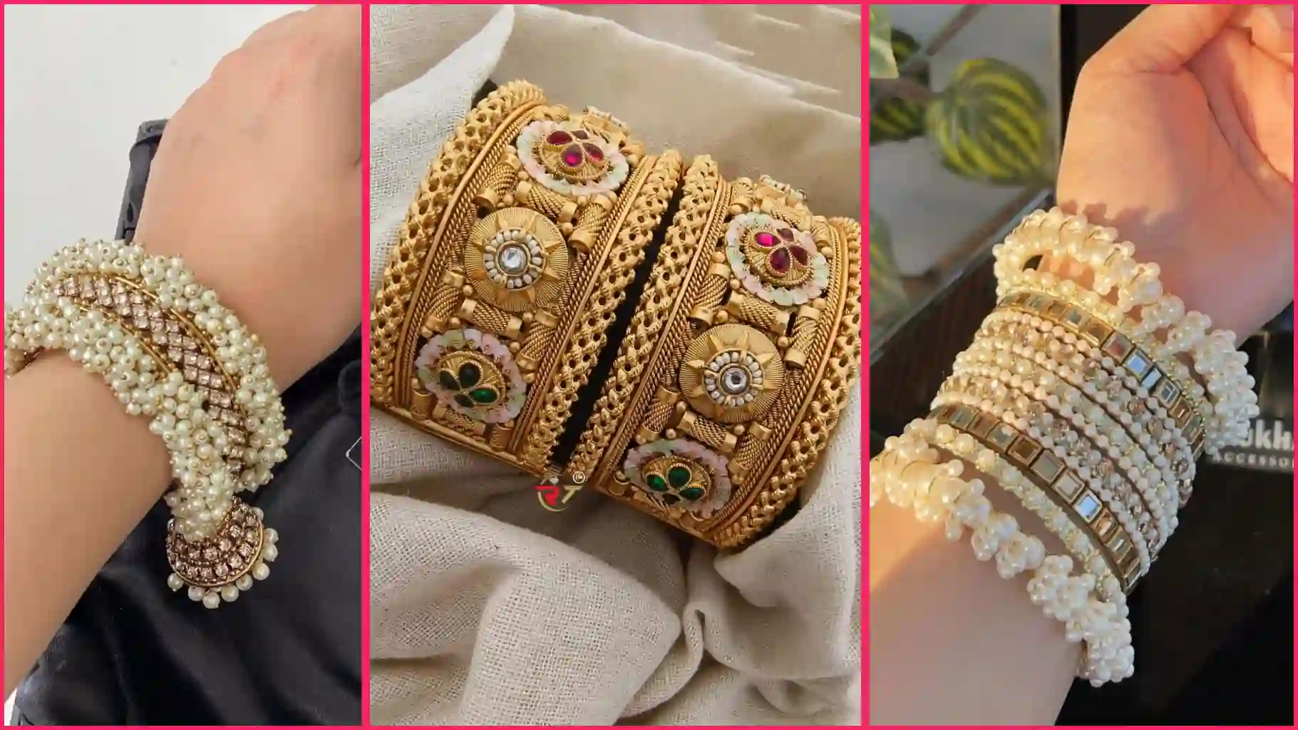 Trendy Bangles Set : ट्रेंडी बैंगल सेट की यह तीन आकर्षक डिजाइनकरें स्टाइल