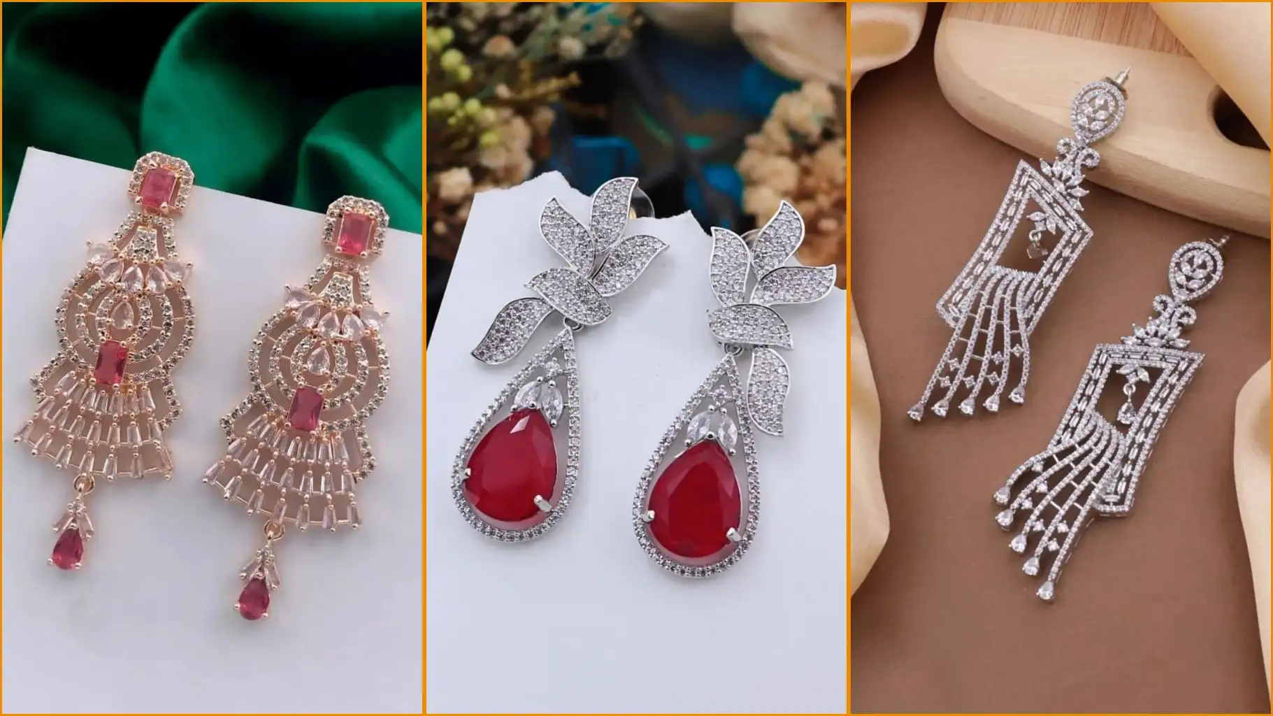 American diamond earrings designs: अमेरिकन डायमंड ईयररिंग्स मचा देंगी धमाल