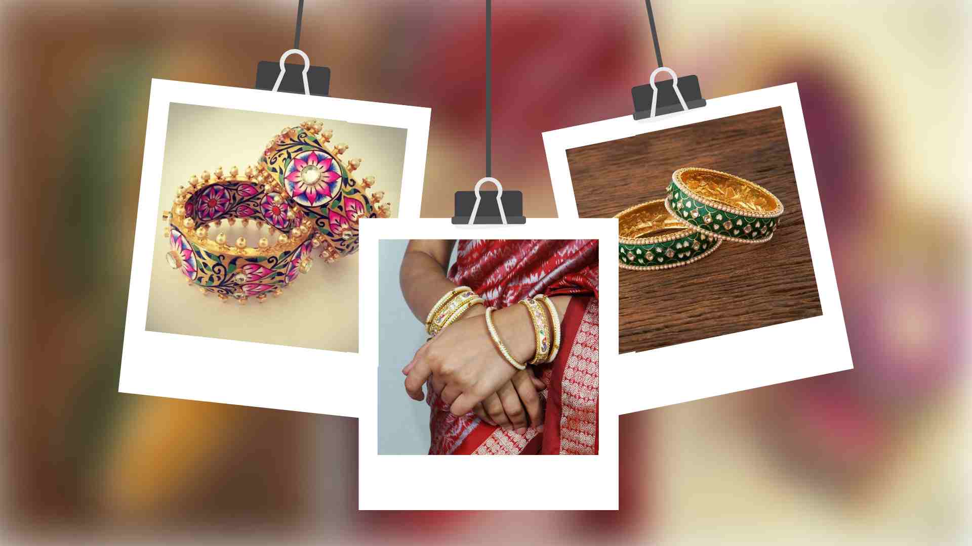 Rajasthani Meenakari Bangles : पारंपरिक के साथ-साथ स्टाइलिश लुक पाने ट्राई करिए राजस्थानी मीनाकारी बैंगल्स