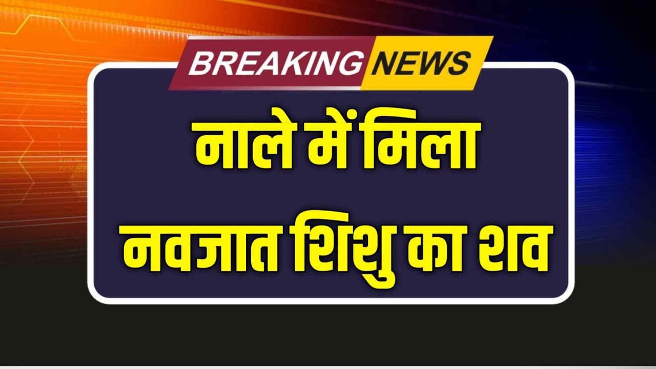 पन्ना में NH-39 से लगे काष्ठागार के पास बने नाले में मिला नवजात शिशु का शव