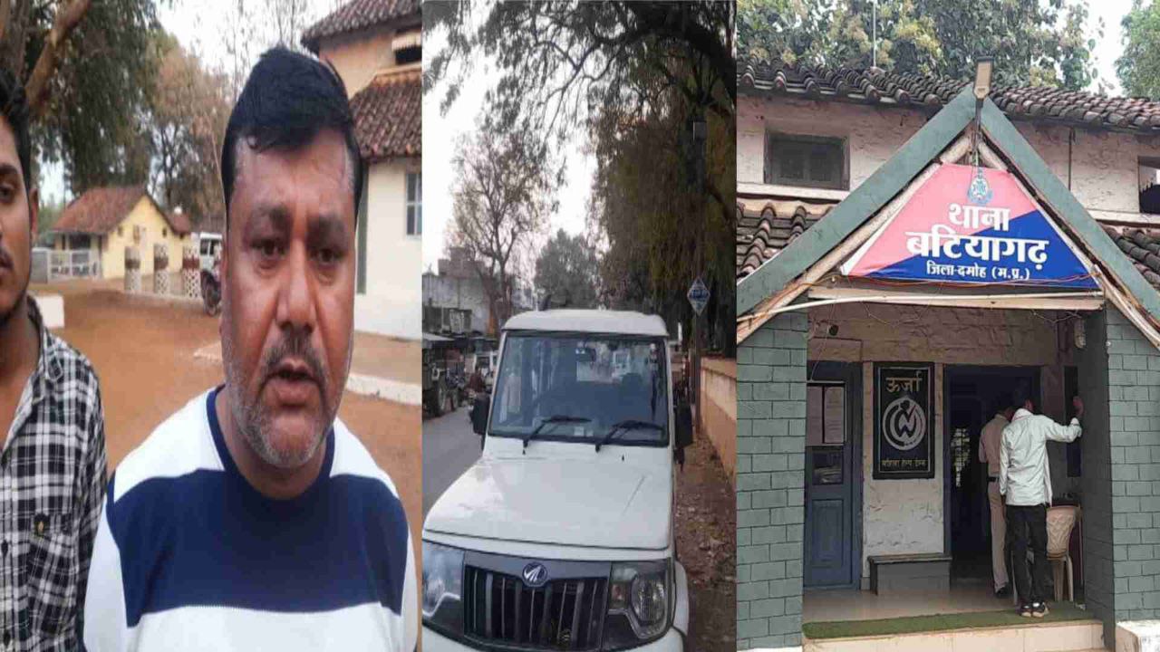 भगवती मानव कल्याण संगठन सदस्यों ने चढ़ा दी आबकारी ठेकेदार की गाड़ी में मार दी जोरदार टक्कर