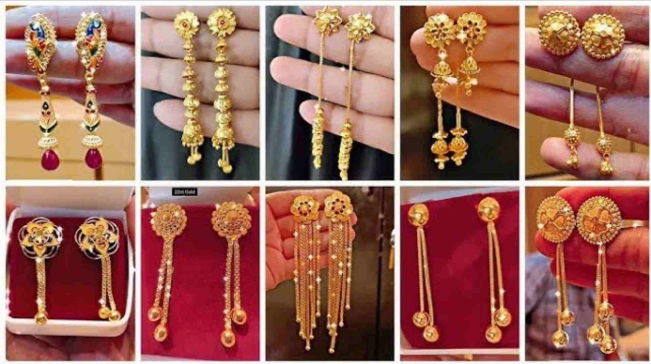 Sui Dhaga Gold Earrings : Eid 2025 में मच जाएगा धमाल ट्राई करें ये ईयररिंग्स