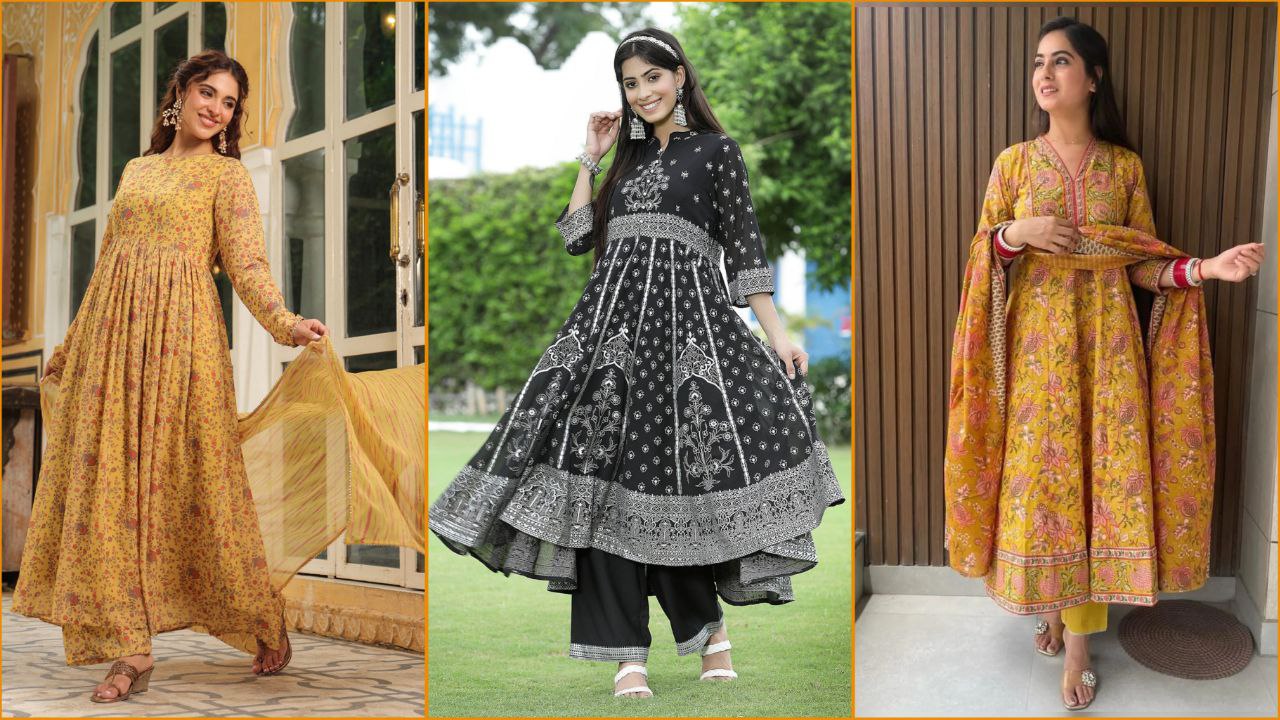 समर सीजन में टॉप ट्रेंडी लुक मिलेगा Anarkali Kurta की ये टॉप 3 डिजाइन से