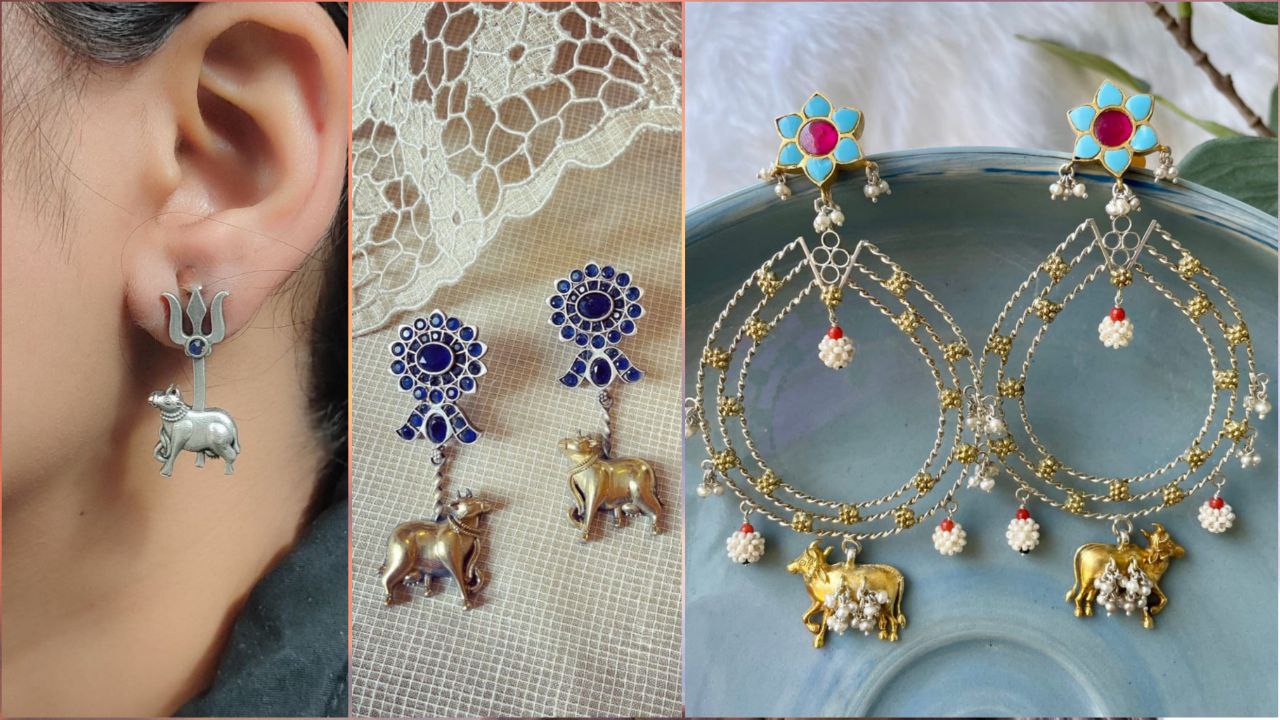 Nandi Earrings Design : Sawan 2025 महोत्सव में मिल जाएगा फैशन गर्ल का सर्टिफिकेट ट्राय करिए ये डिजाईन 