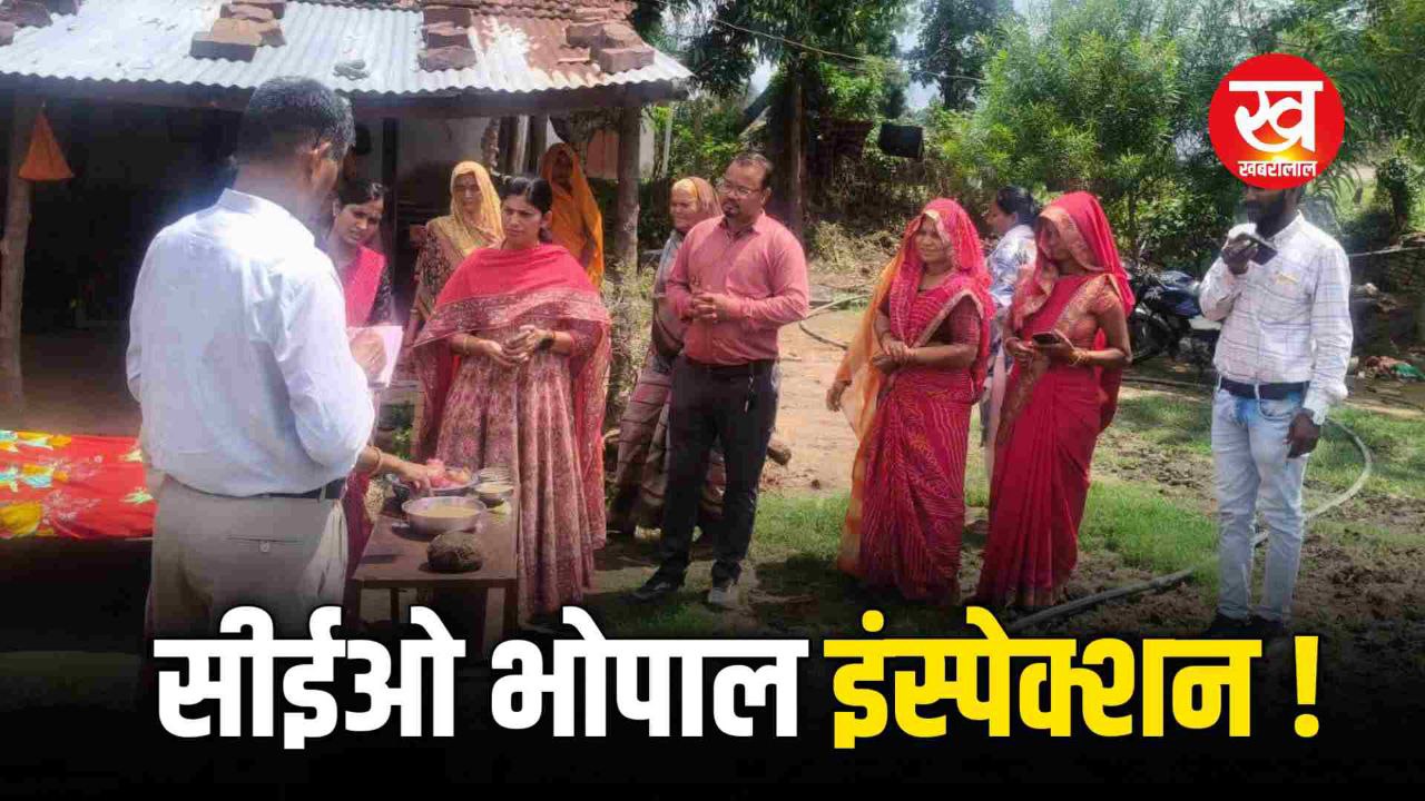 Zila Panchayat Bhopal CEO इला तिवारी ने किया बैरसिया की पंचायतों का निरीक्षण जैविक खेती के विषय पर महिलाओं से की चर्चा
