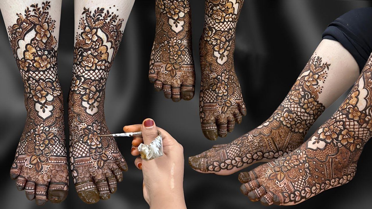 Legs Mehndi Design For Mohharam 2025: इस मुहर्रम पर लगे लेटेस्ट और ट्रेडिंग ज्वेल्ड या क्राउन लेग मेहंदी डिजाइन