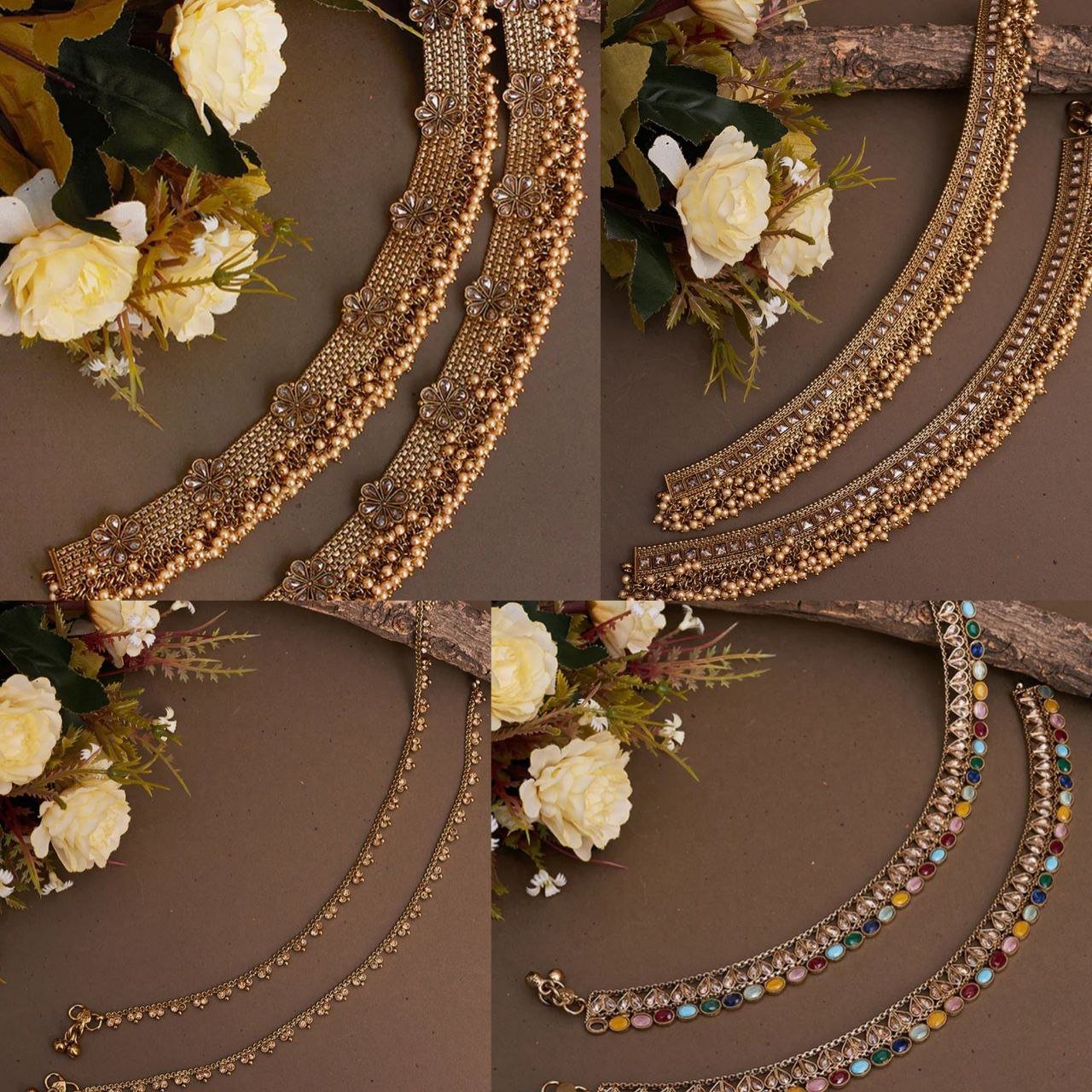 हर फैशन पर पाए इजाफा करें यह सावन स्पेशल 2025 की टॉप ट्रेंडिंग golden पायल पर रोजाना वेयर।