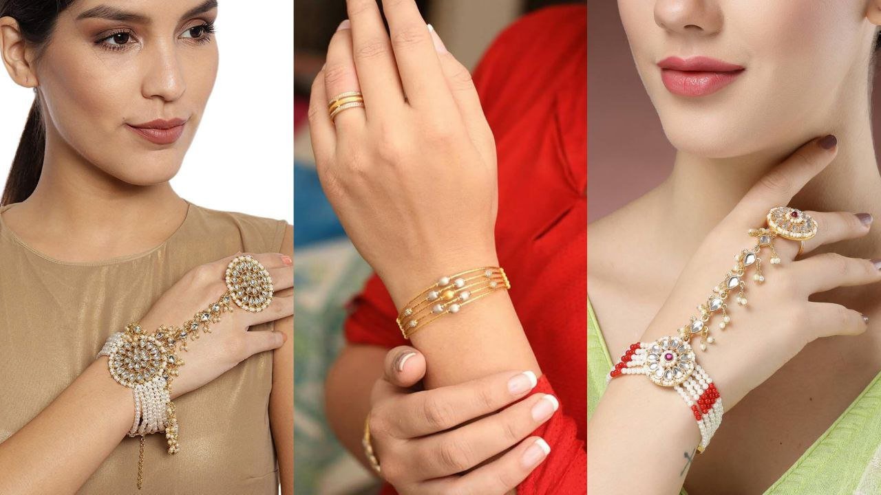 Traditional Bracelet with Ring Design: देखिए सावन 2025 के सबसे ज्यादा ट्रेंडी और क्रेज ब्रेसलेट विथ रिंग डिजाइन
