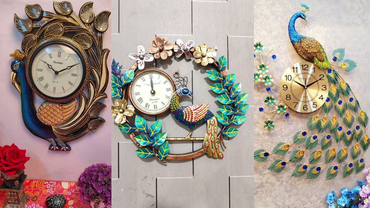 Peacock Design Wall Clocks: मोर डिजाइन दिवाल घड़ी से होम डेकोरेट करें, बढ़ जाएगी घर की रौनक.