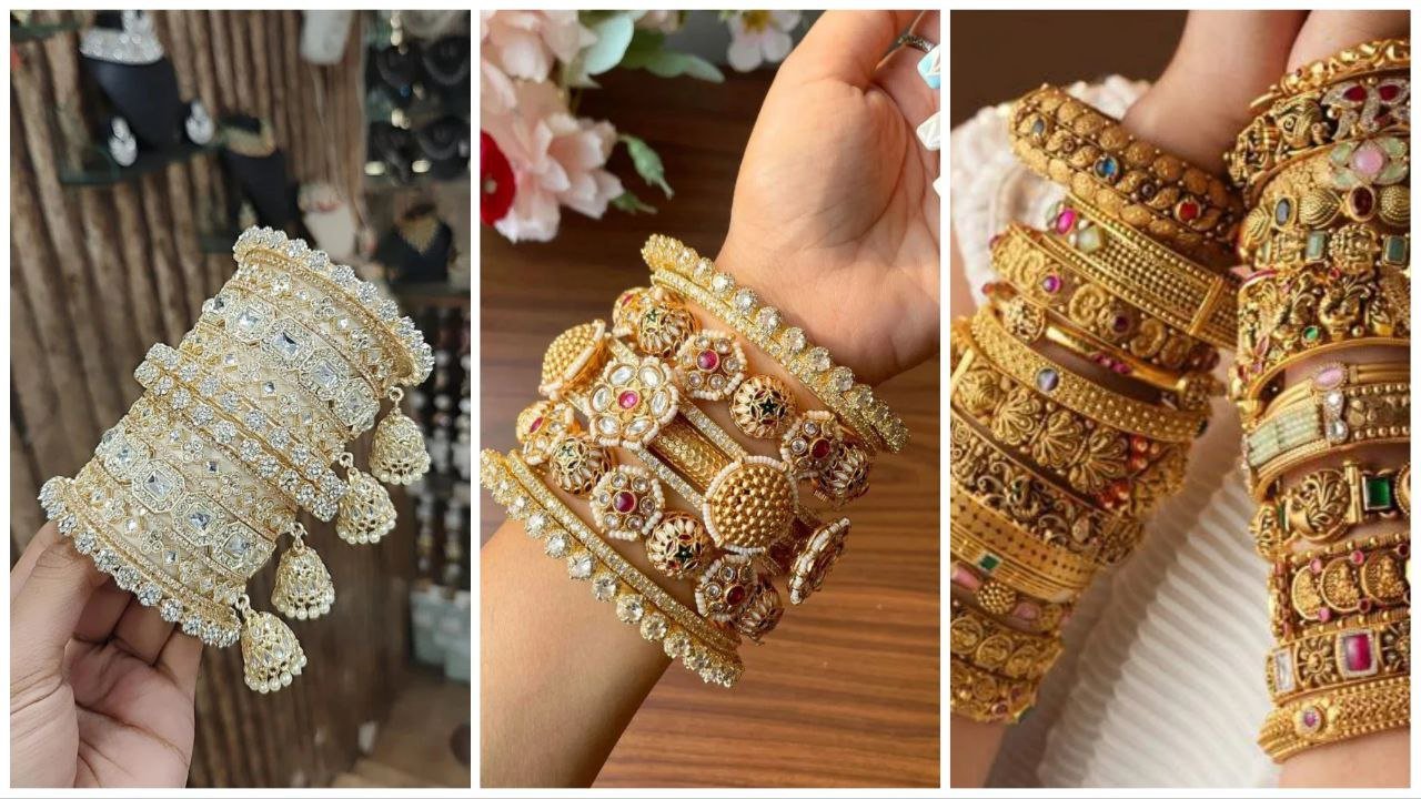 Latest Bangles Design: चूड़ियों की खनक चुरा ले जाएगी पतिदेव का दिल, देखें ग्लैमरस लुक के लिए बैंगल्स का खास कलेक्शन!